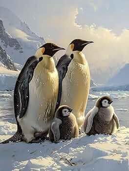 Amazon.co.jp: ダイヤモンドアート ペンギン, 5D ダイヤモンド