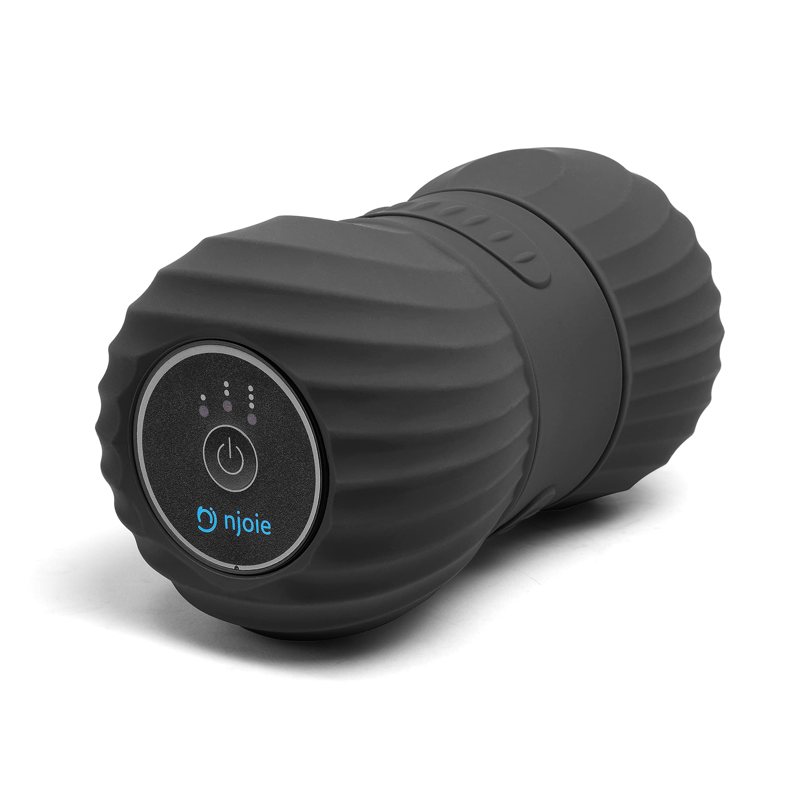 Proto Vibrating Peanut Massage Ball Roller Black, Rechargeable, Quiet, Full Body Deep Tissue Massage, Sore Muscles. for Sports Athletes, at-Home, Workplace