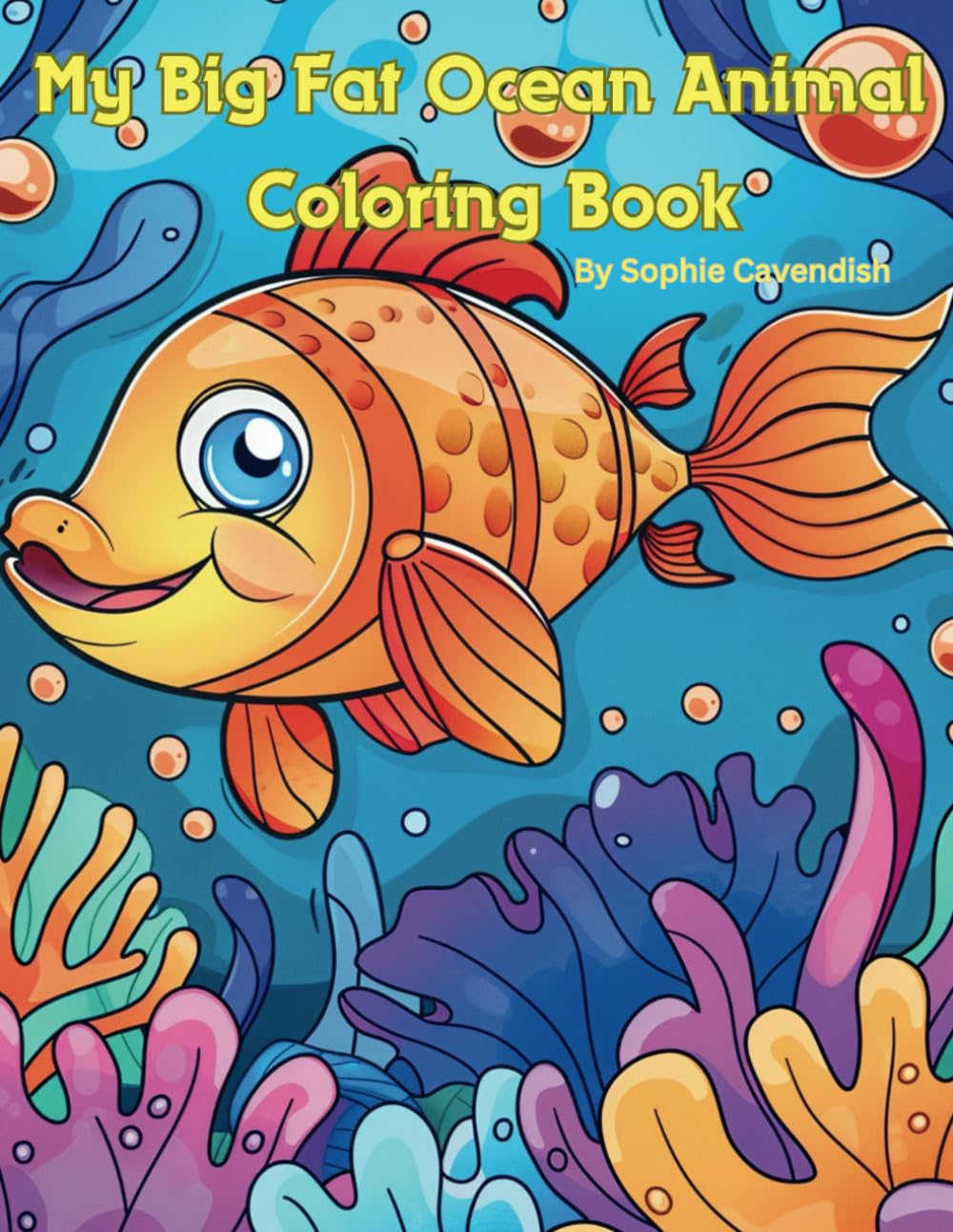 My Big Fat Ocean Animal Coloring Book