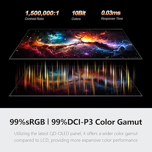 Miniatura 2 de INNOCN Monitor para juegos OLED de 27 pulgadas 2560 x 1440p 500Hz