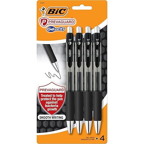 PrevaGuard 0.7mm Gel Pens 4-Pack