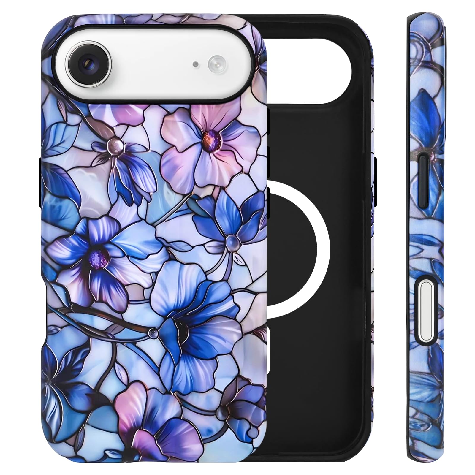 Coque compatible MagSafe pour iPhone 17 Air antichoc double couche - 8