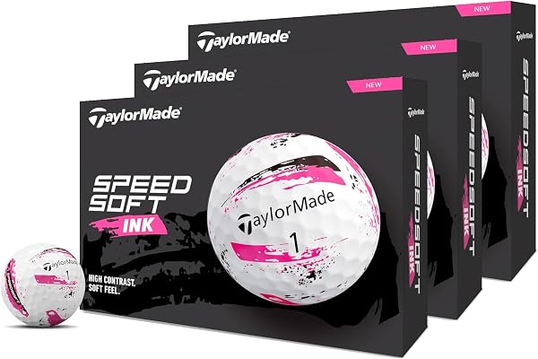 テーラーメイド(TAYLOR MADE) TMJ24 SpeedSoft INK 12個入り スピードソフト インク ブルー ゴルフボール 2024年モデル - 5