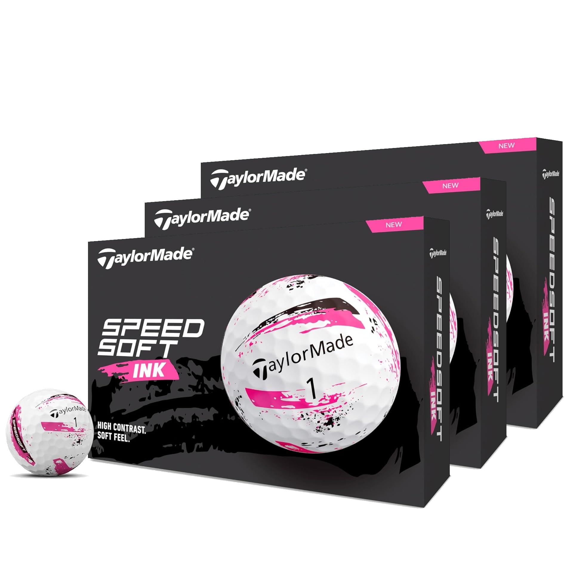 テーラーメイド(TAYLOR MADE) TMJ24 SpeedSoft INK 12個入り スピードソフト インク ブルー ゴルフボール 2024年モデル - 5