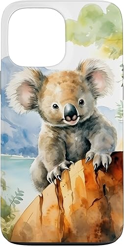 Funda para iPhone 13 Pro Max Cute Little Koala Bear in the Wild