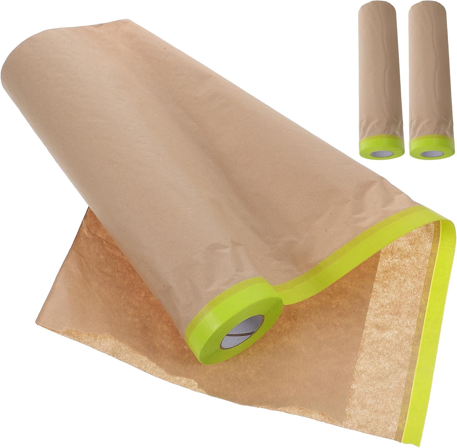 3 Rolls 6" X 50 Automotive Painting Masking Film Semi- Protective Paper Roll for Car and Motorcycle Spray Painting, Design Transfer, and Stencil Cutting