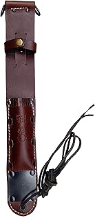 World War US M6 Leather Sheath for M3 Trench Knife Premium scabbard Drum Dyed Leather (Natural) - HERTE