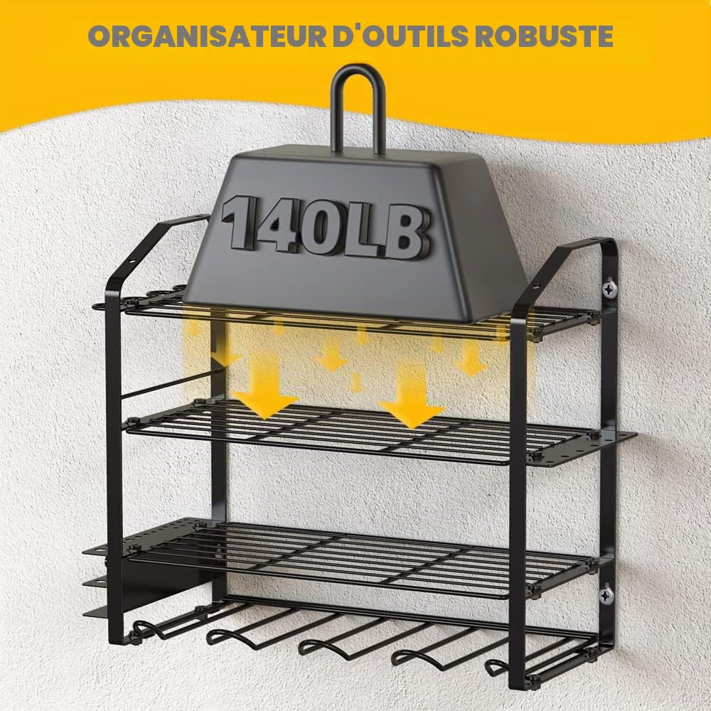 Bomclap Organiseur Power Tool (Noir 2)