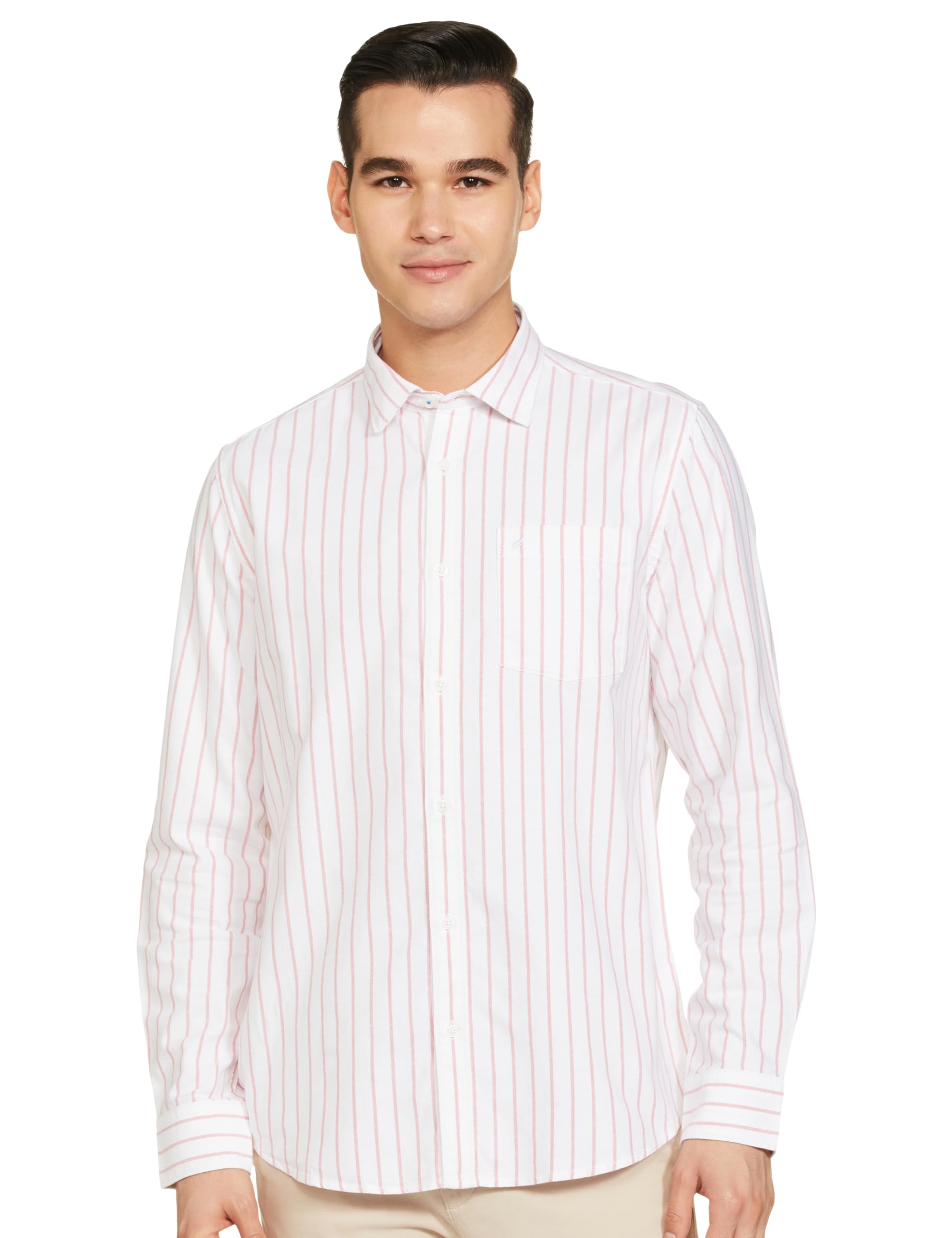 blackberrys Men's Striped Slim Fit Shirt