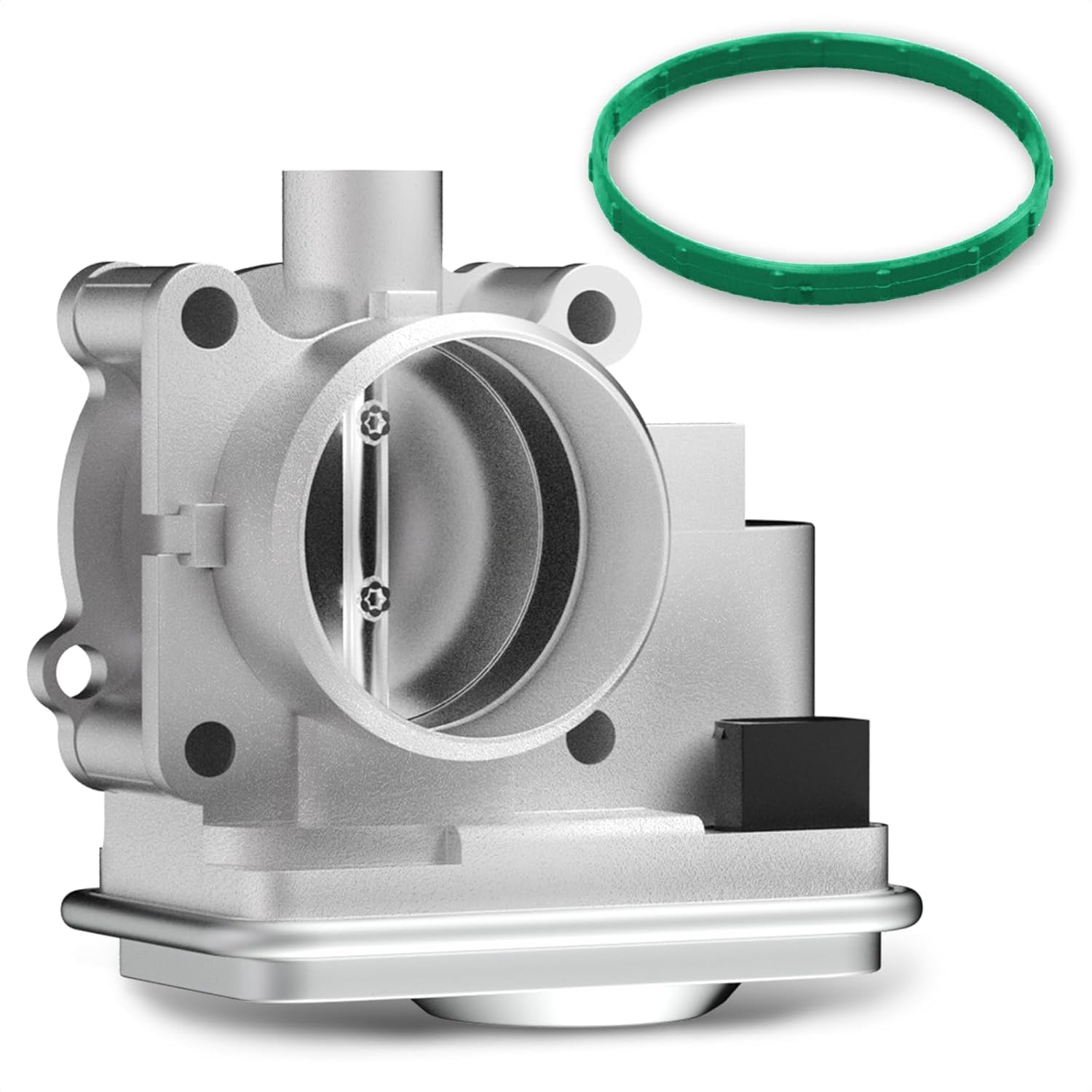 Electronic Throttle Body Compatible with Chrysler 200 Sebring, Dodge Avenger Journey Caliber, Jeep Compass Patriot, 1.8L 2.0L 2.4L, Replacement: 4891735AA, 5429090, 04891735, E100449