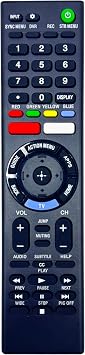 TV Remote Control Replacement for Sony RMF-TX220U, RMF-TX300U, RMF-TX310U, KD-43X750F, 49X750F, 55X750F, 55X755F, XBR-43X800E, 49X800E, 49X900F, 55X850F, 55X900F and All Bravia TVs