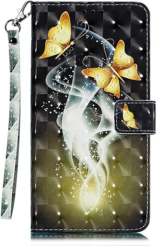 Galaxy 2017 HA lle  DENDICO PU-Leder SchutzhA lle Premium Wallet Case Flip Brieftasche fA r Samsung Galaxy 2017 HandyhA lle mit KartenfA chern und Standfunktion Muster