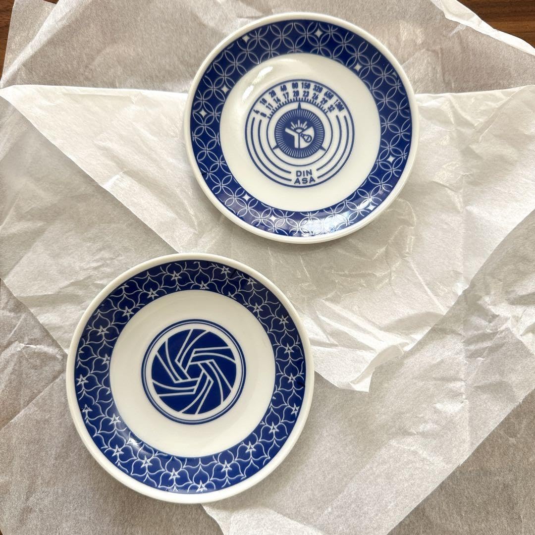 マップカメラライカデザイン伊万里焼豆皿1セット（2枚入り）