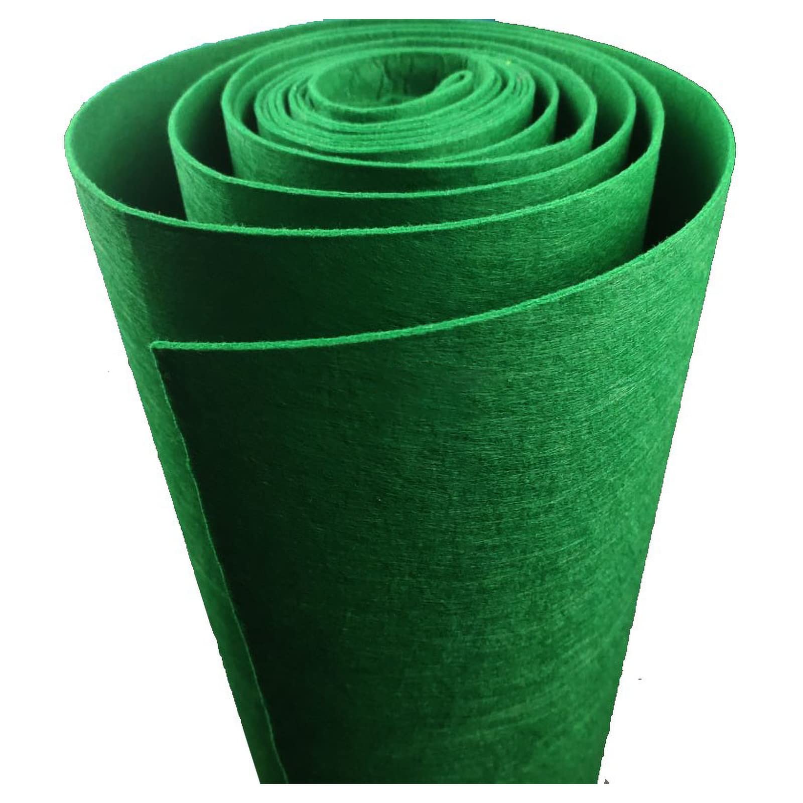 Nonwoven Patchwork 47 Colors Felt Fabric By The Metre 2mm Thick For Handicraft Sewing Patchwork Craft Projects DIY Christmas Decorations 100 Cm Wide Sold By The Meter(Color:Grass green)