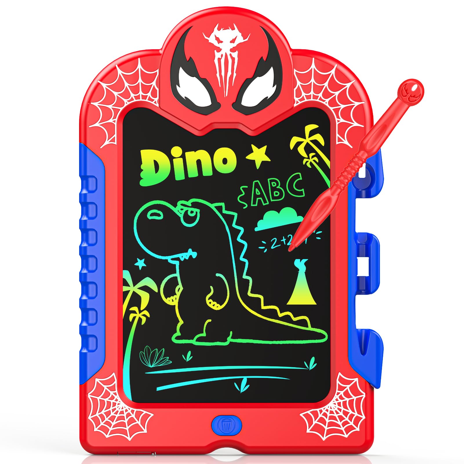 LCD Writing Tablet for Kids Age 3-8: Colorful Drawing Board Doodle Pad Travel Toys Birthday Gifts for 3 4 5 6 7 8 Year Old Boys Toddlers Ages 3-5 5-7 4-6 Learning Educational Toy