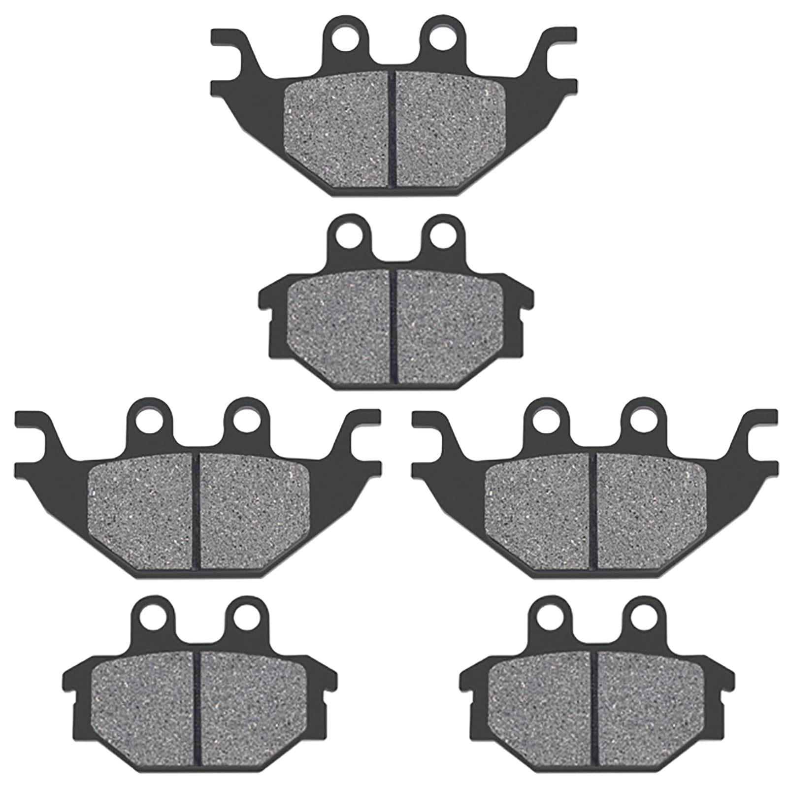 Cyleto Plaquettes De Frein Avant Et Arrière Pour KYMCO UXV 500 4x4 (tous Les Modèles De