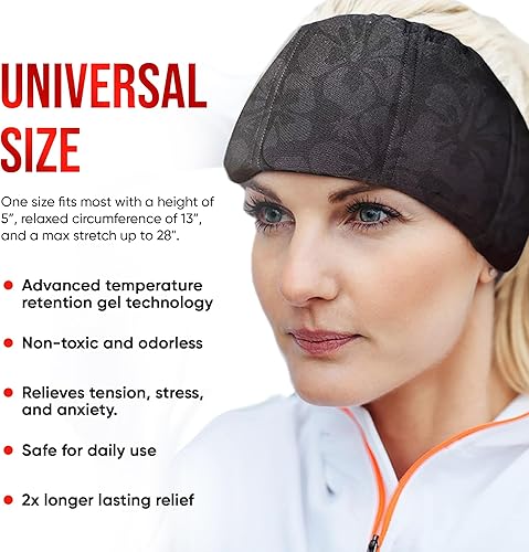 Miniatura 7 de SkullSkurt de HurtSkurt | Diadema terapéutica para el dolor de cabeza, migraña y alivio del dolor oral | Comodidad elástica para adaptarse | Terapia