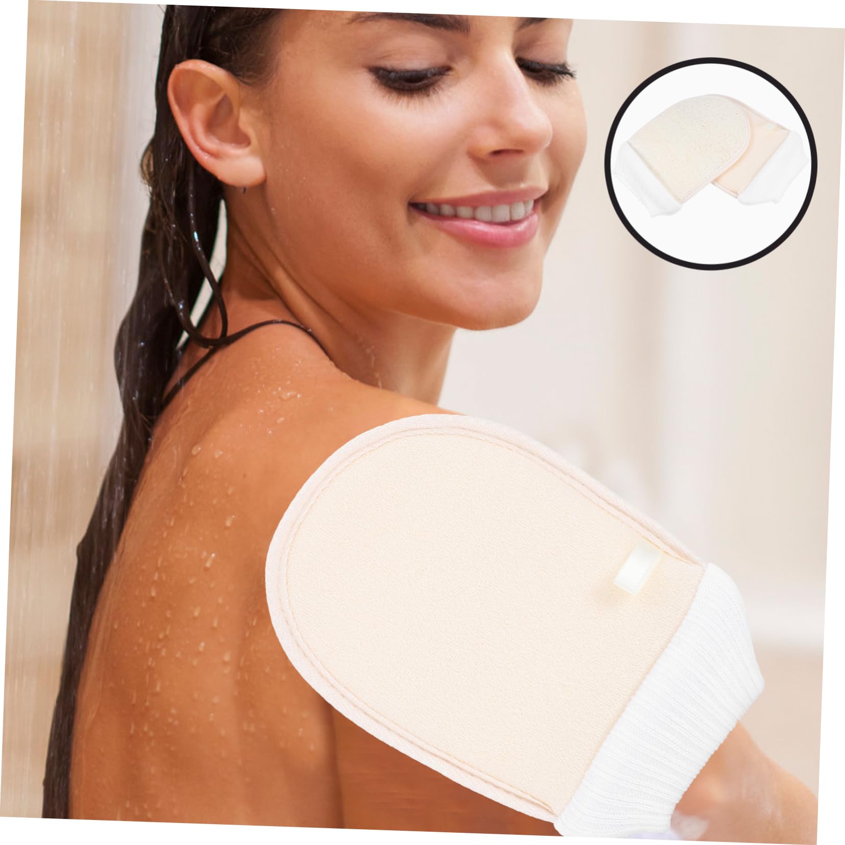 minkissy 6pezzi Guanto Esfoliante Loofah Per Scrub Corpo Rimozione Cellule Morti Pulizia Profonper Uomini e Donne Spa e Benessere