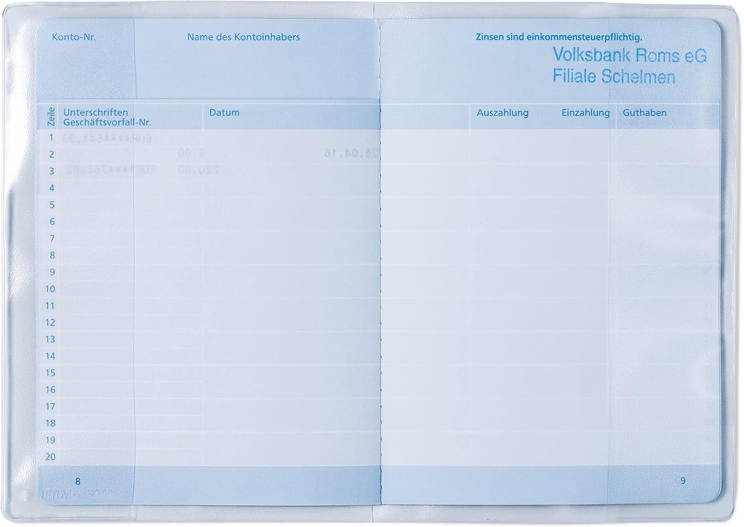 HERMA 1336 ID Card Holder for 2 Cards, Transparent, Pack of 10 - Image 5