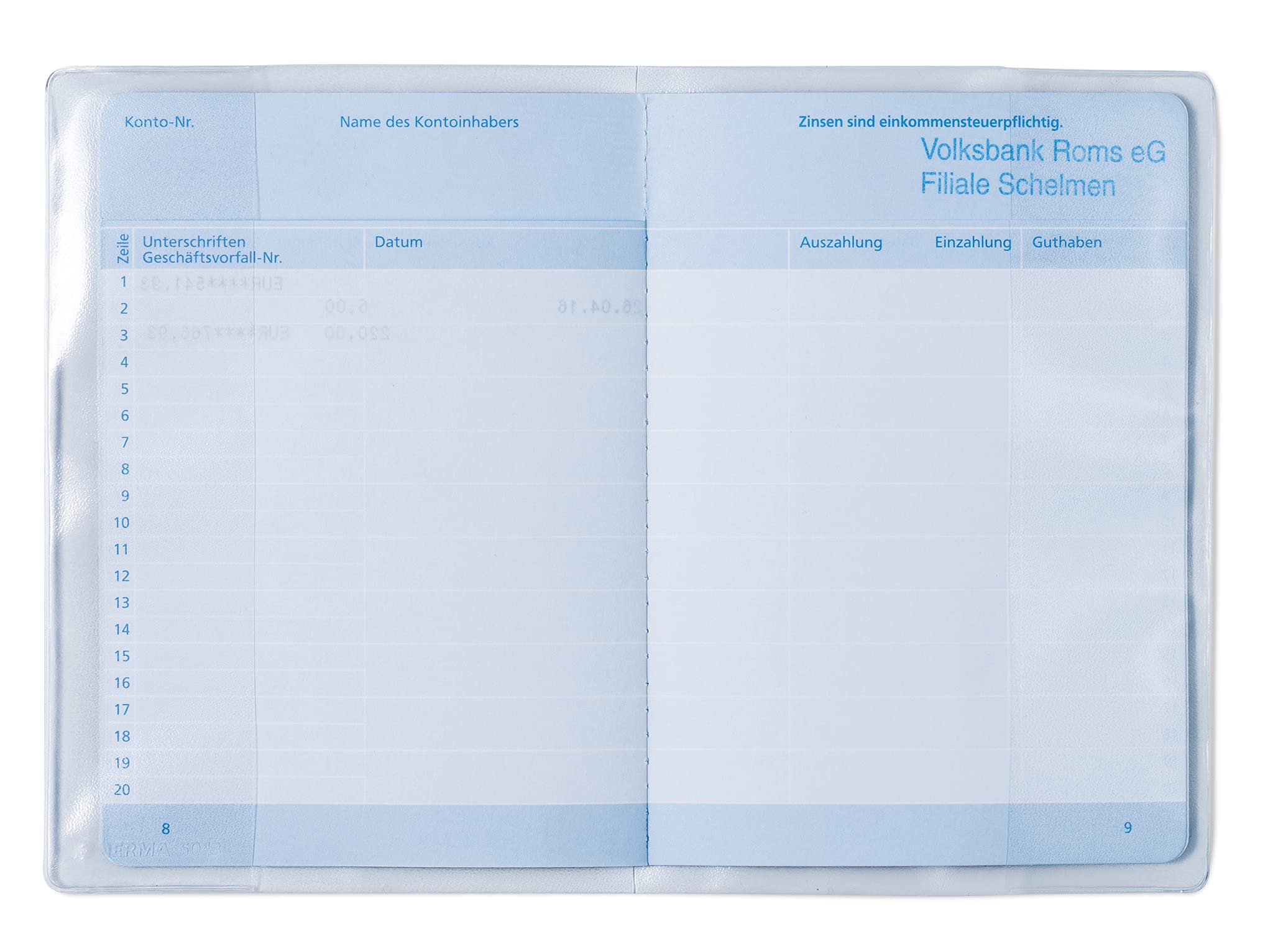 HERMA 5043 ID Card Holder for 2 Cards, Transparent, Pack of 25 - Image 4