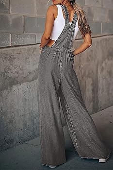 Amazon.com: CICILEEDA Women's Wide Leg Overalls Loose