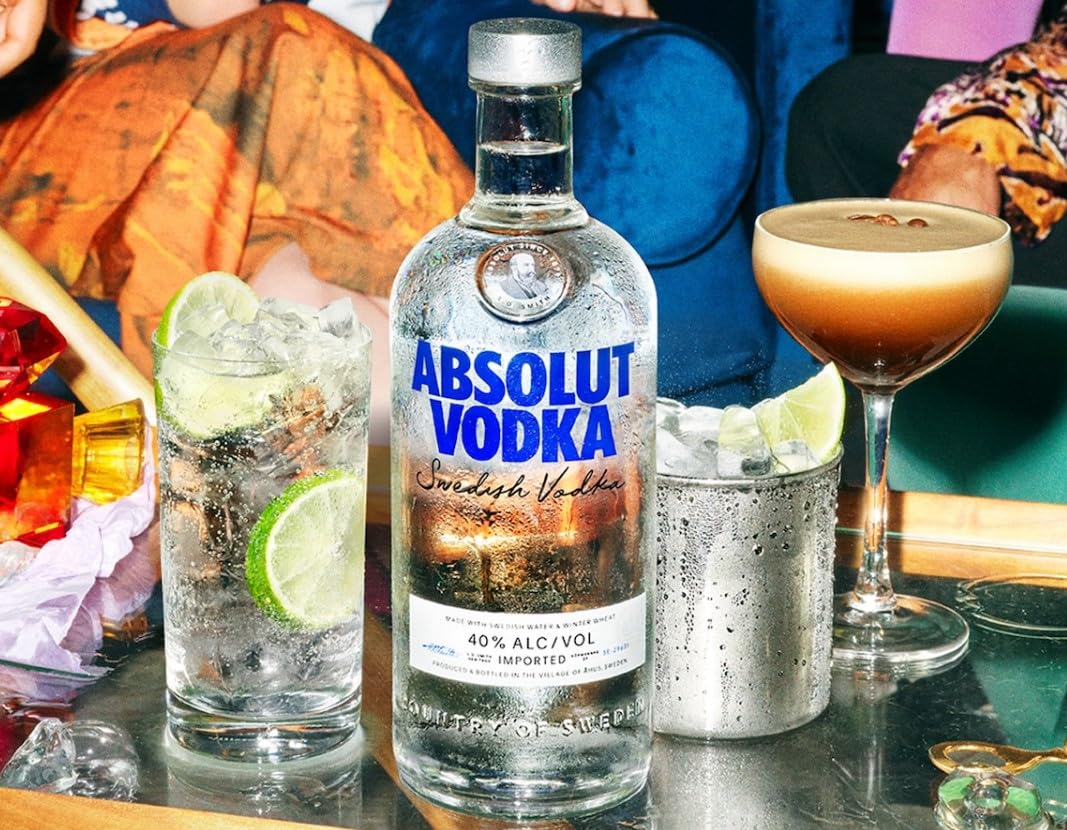 Absolut Vodka 6er Set swedish Schwedischer Vodka 6x 0,7L (40% Vol)- [Enthält Sulfite]