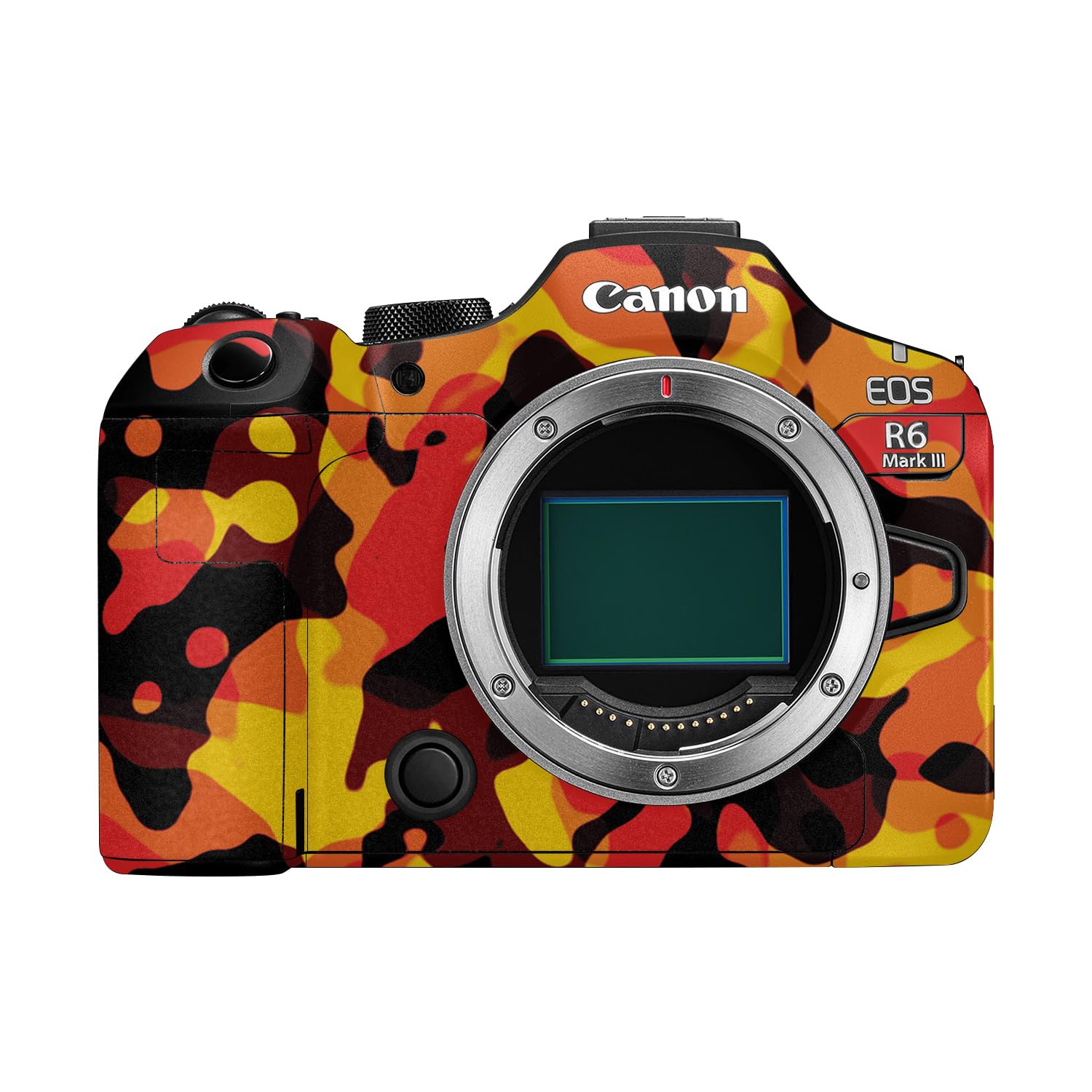 Camera Skin Compatible with Canon EOS R6 Mark III (2025) - Warm Modern Camo - Premium 3M Vinyl Protective Wrap Decal Cover - Easy to Apply | Crafted in the USA by MightySkins