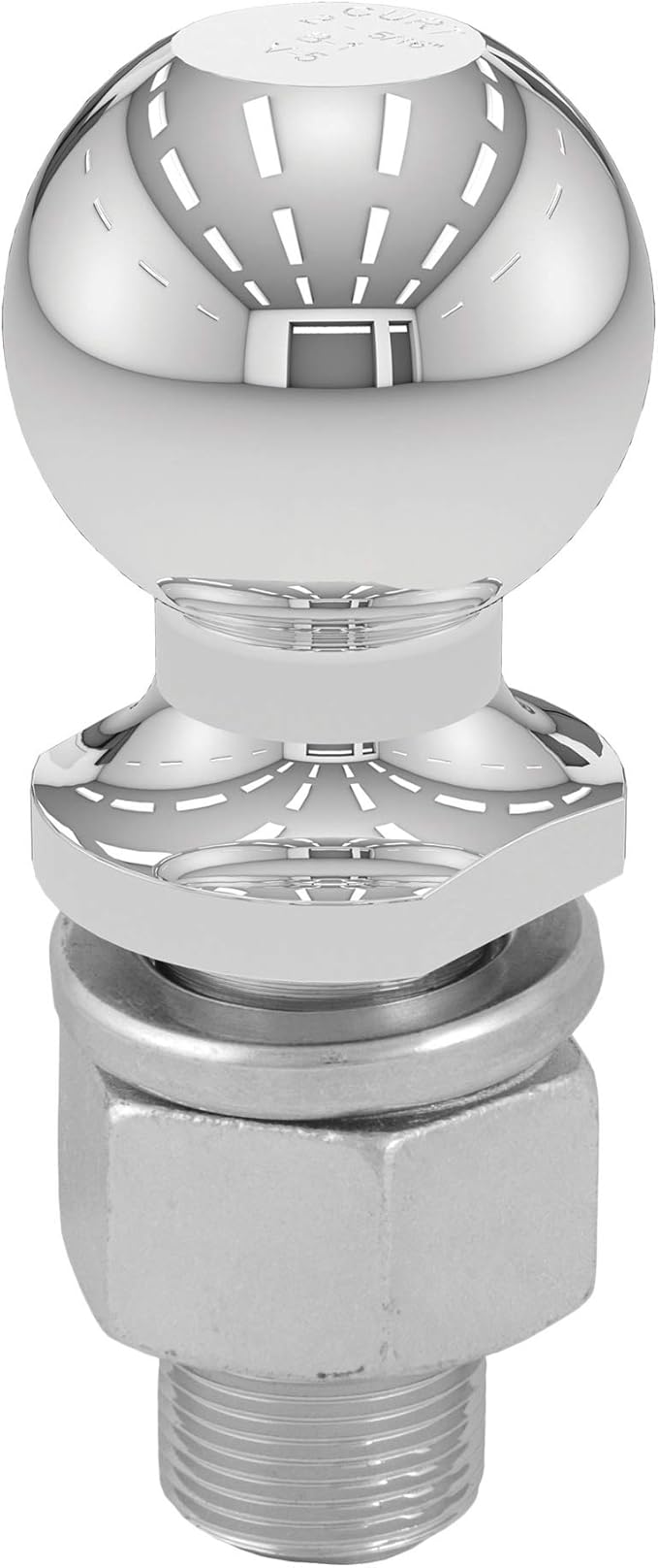 CURT Manufacturing 40030 25/16 In. Diameter Chrome Trailer Ball, Hitch