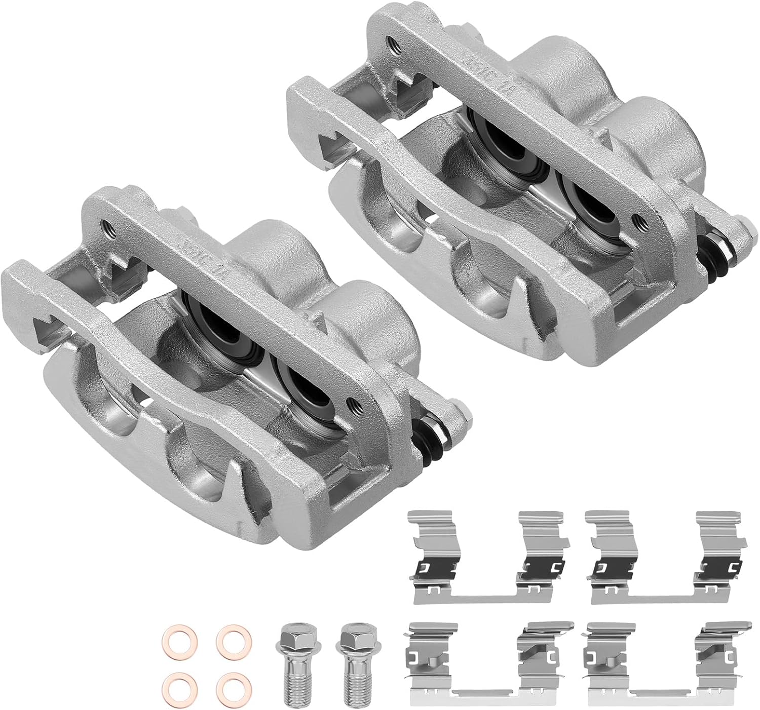 Front Brake Caliper Assembly Replaces for 18B4918A 18B4919A, Compatible with Chevrolet Silverado Suburban Express 1500, Compatible with GMC Savana Sierra Yukon XL 1500