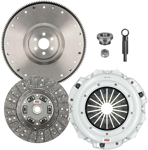 ClutchMaxPRO Performance Stage 1 Kit de embrague con volante compatible con Ford Mustang GT 1993-1998 Cobra SVT 1986 Mercury Capri (CP07801HDFW-ST1)