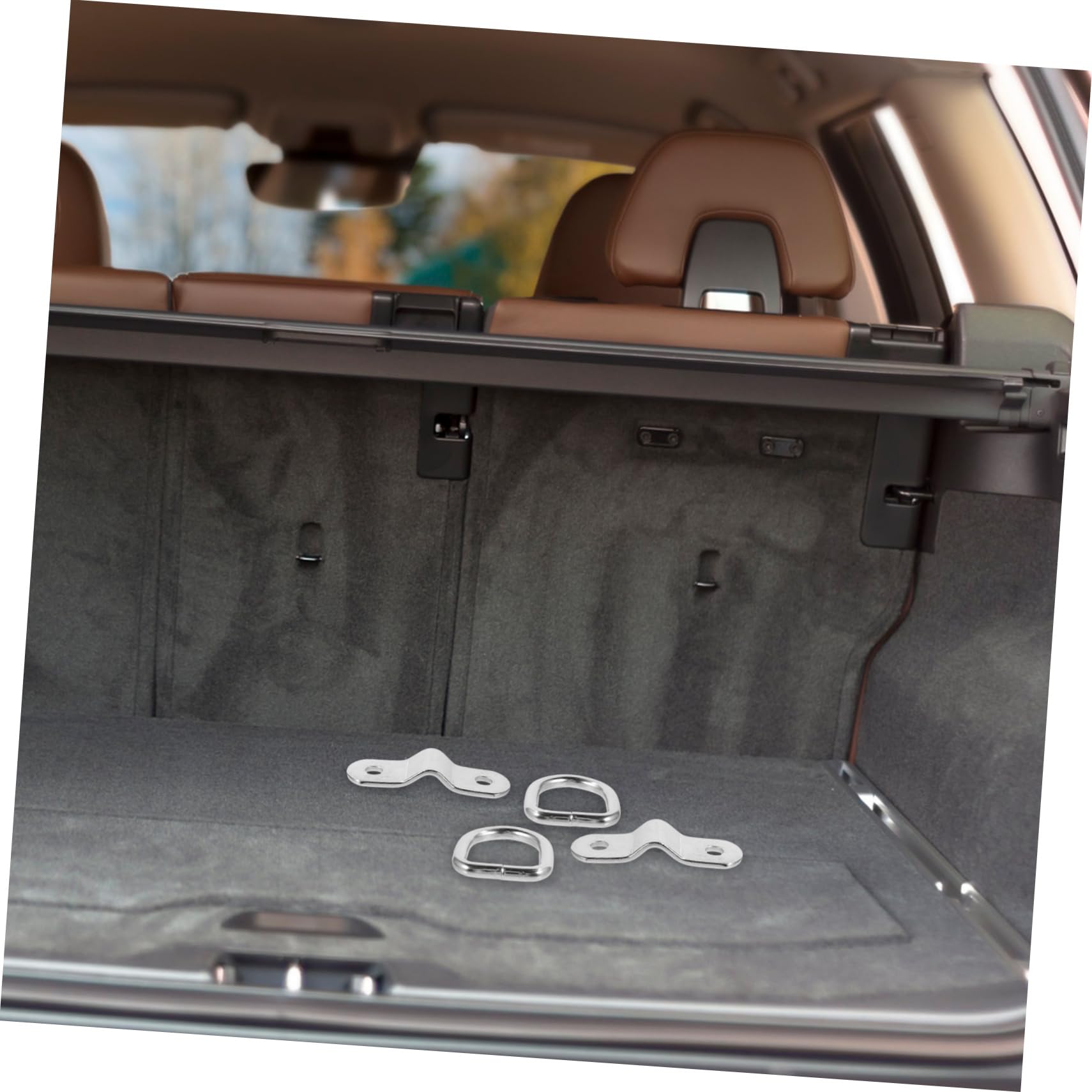 Ciieeo 3 Set D Ring Ancoraggio Per Inossidabile Fissaggio Sicuro E Resistente Per Carichi Pesanti Su Auto E Barche Per Trasporti E Attrezzature Da Campeggio 8 Pezzi*3