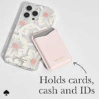 Vista 2 de Kate Spade New York - Cartera magnética/porta tarjetas - Compatible con teléfonos y estuches MagSafe - Pale Dogwood
