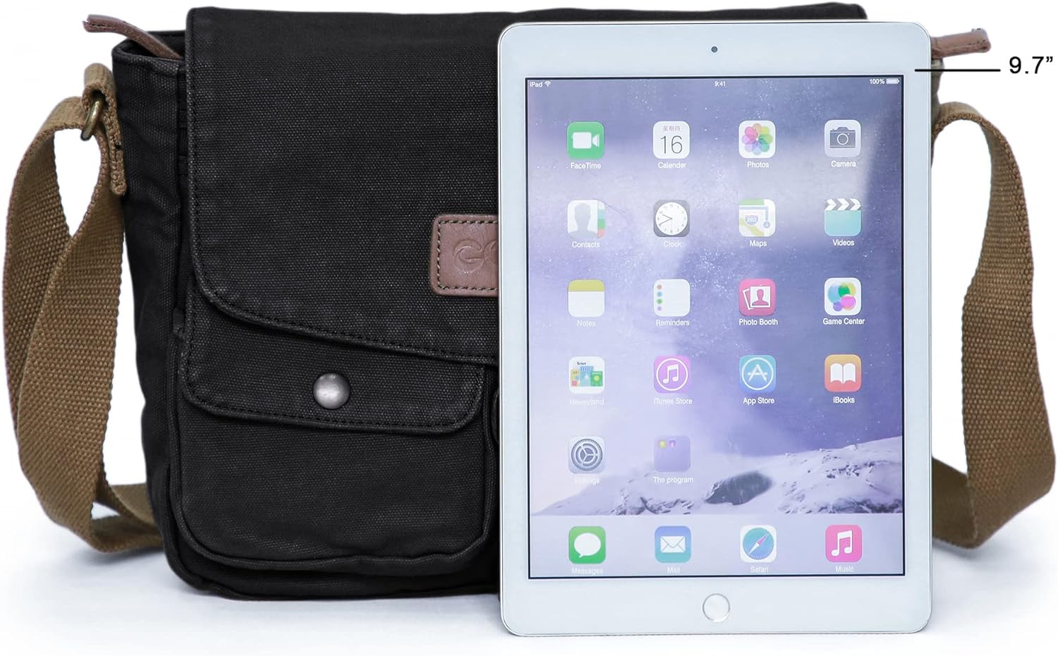 Gootium Canvas Messenger Bag - Vintage Crossbody Shoulder Bag Military Satchel - Image 6