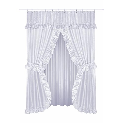 Shower Curtains With Valance Amazon Com