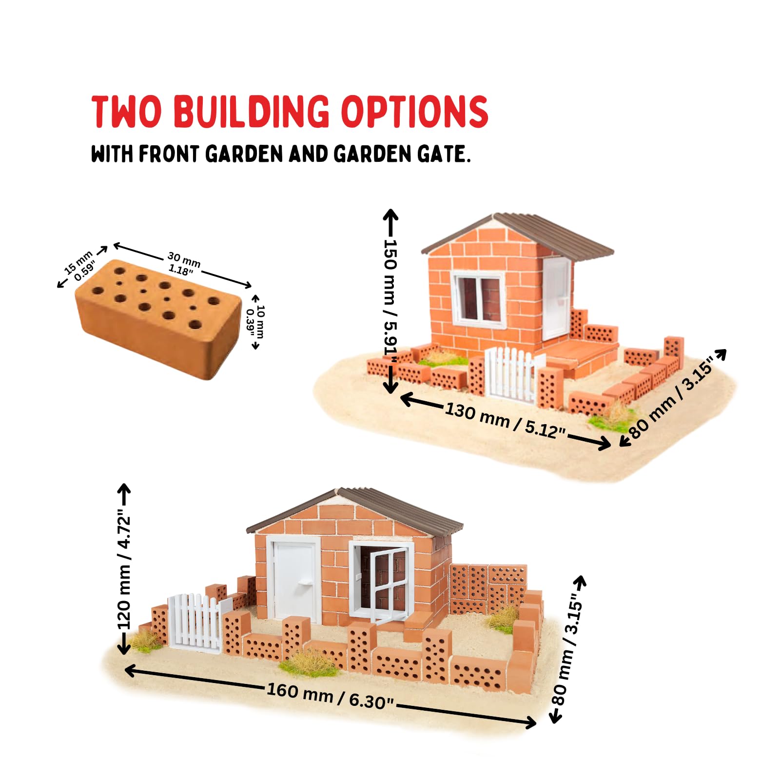 teifoc Zestaw 4500 kamiennych klocków – domek plażowy, zestaw do majsterkowania dla dzieci od 6 lat, zabawka motoryczna z 140 elementami, prezent dla dziewcząt i chłopców, mini cegły, zabawka