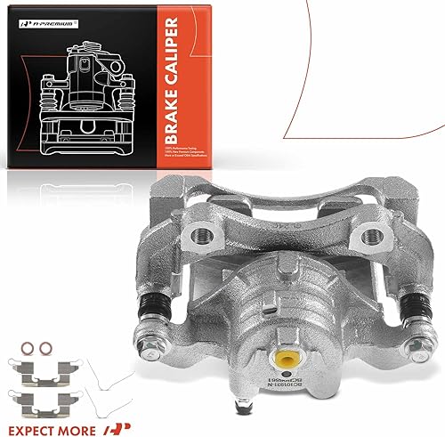 Miniatura 8 de A-Premium - Pinza de freno de disco con soporte compatible con Nissan March Micra Versa Versa Note 2012-2019