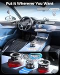 MRGLAS 2026 Upgraded 360° Rotation Vacuum Magnetic Phone Holder Stand | For Magsafe Suction Cup Phone Mount [109+LBS Strongest Suction & Magnetic] Adjustable Swivel Lock, for Car/Gym/Mirror/Kitchen