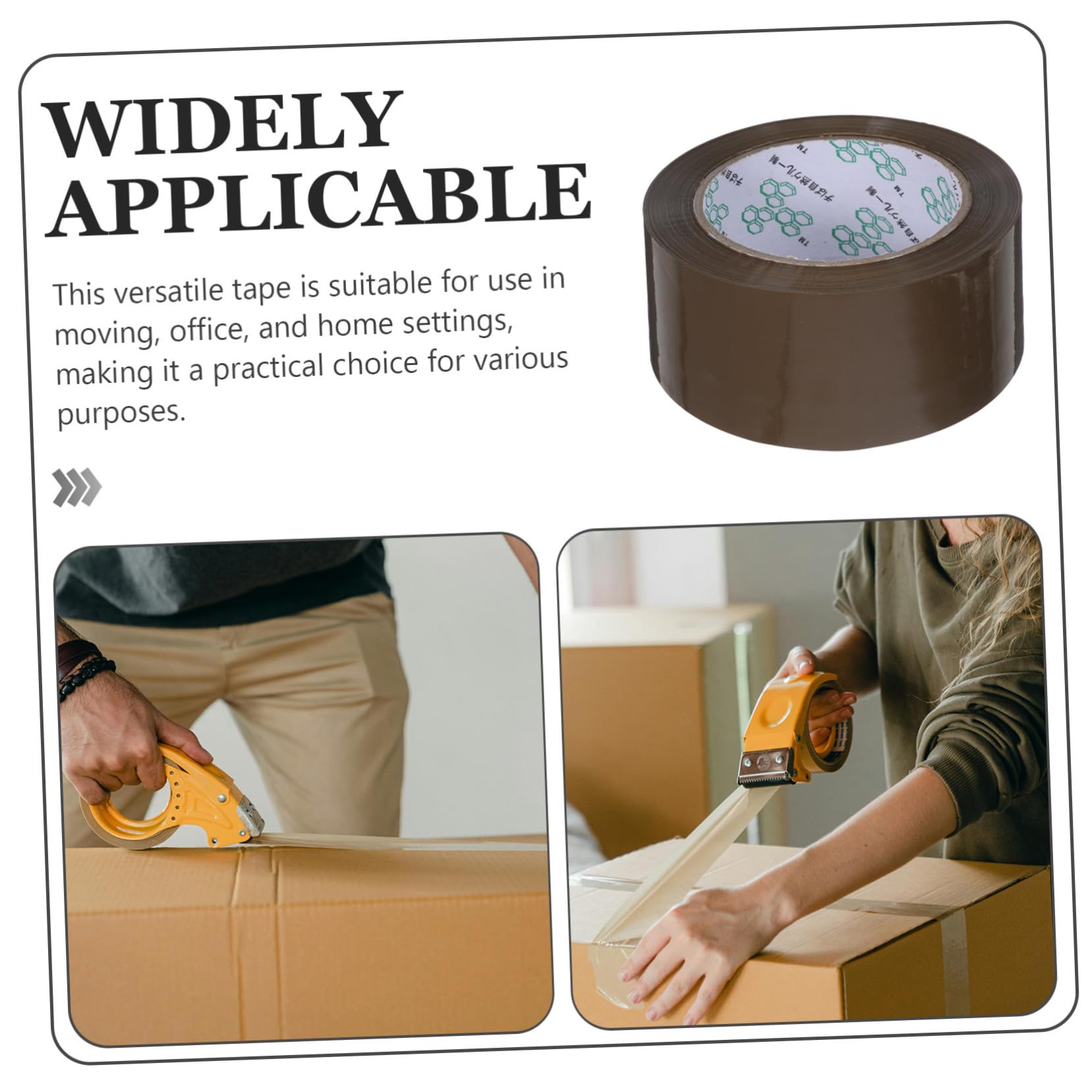 Homoyoyo 5rollen Hochbelastbares Packband Versandklebeband Klebeband Für Umzugskartons Und Verpackungszwecke Packbandrollen Packband Mit Starker Klebkraft