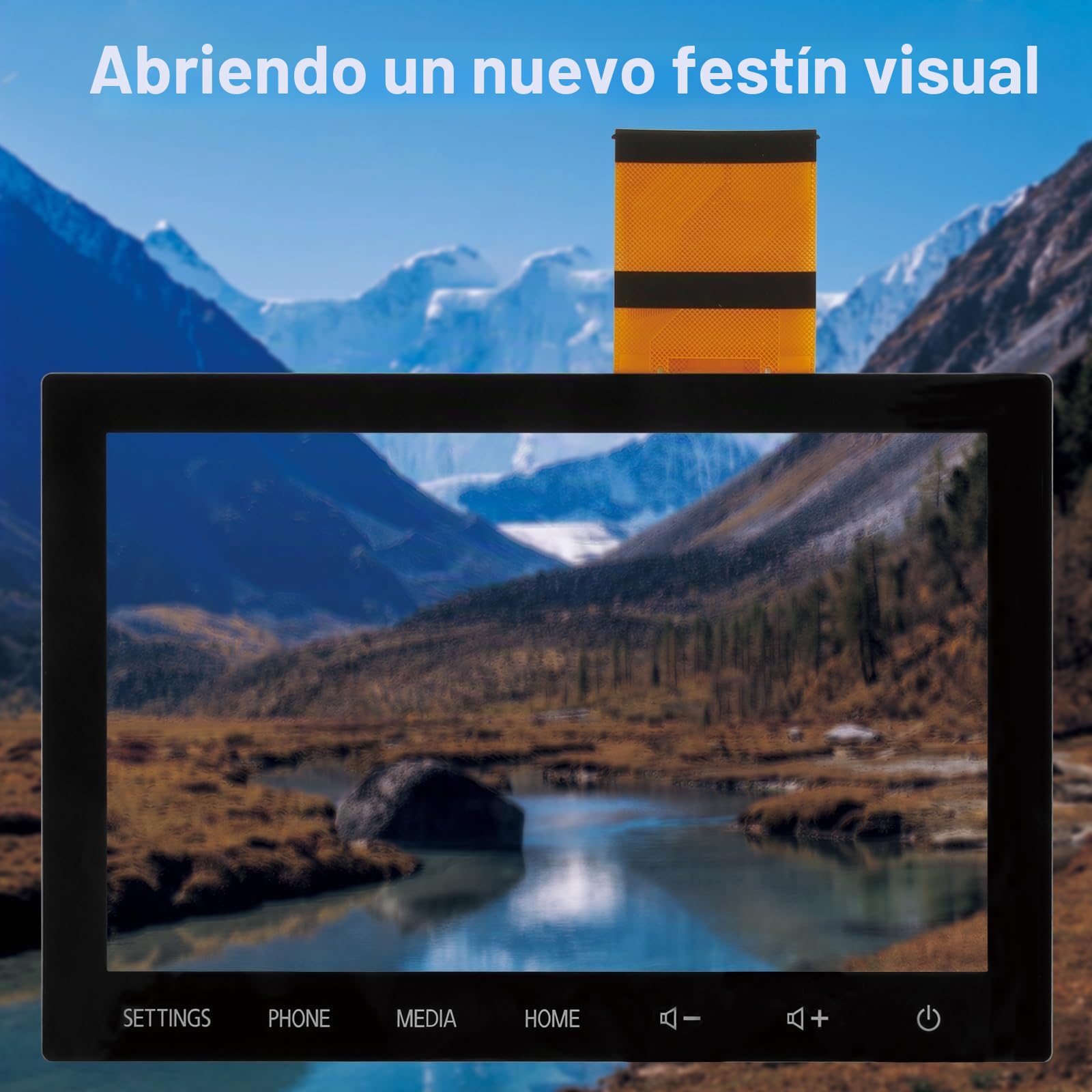 Pantalla táctil para Mitsubishi Outlander 2019-2022 8 pulgadas Digitizer para Mitsubishi Outlander 2019 2020 2021 2022 NAV 8740A098 8740A103 Panel táctil de cristal (negro, sin LCD)
