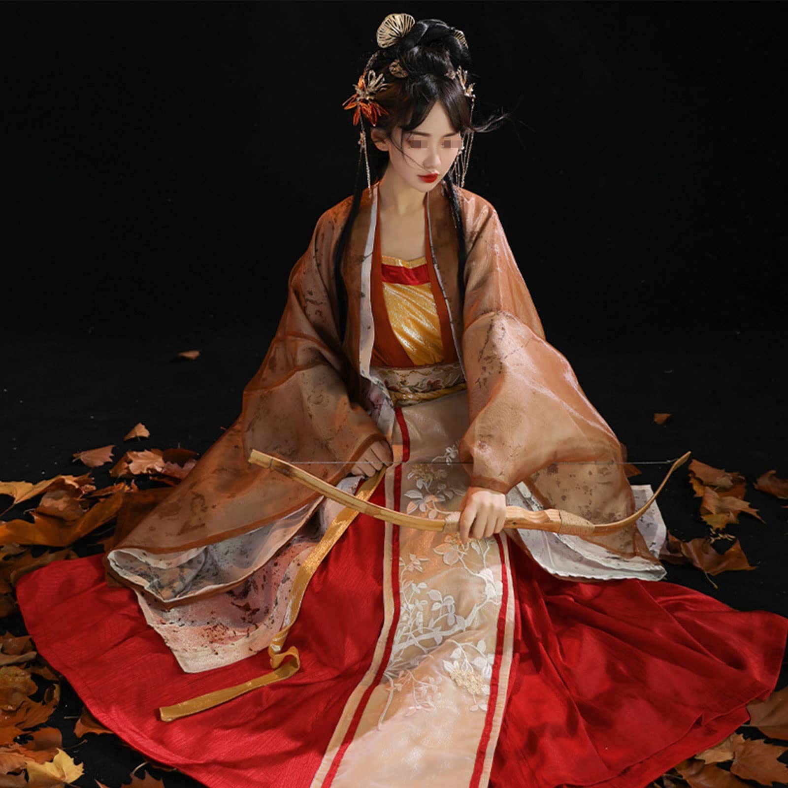 Amazon.co.jp: [SHAPLE] 女性の宋王朝の漢服、中国の伝統的な漢服の