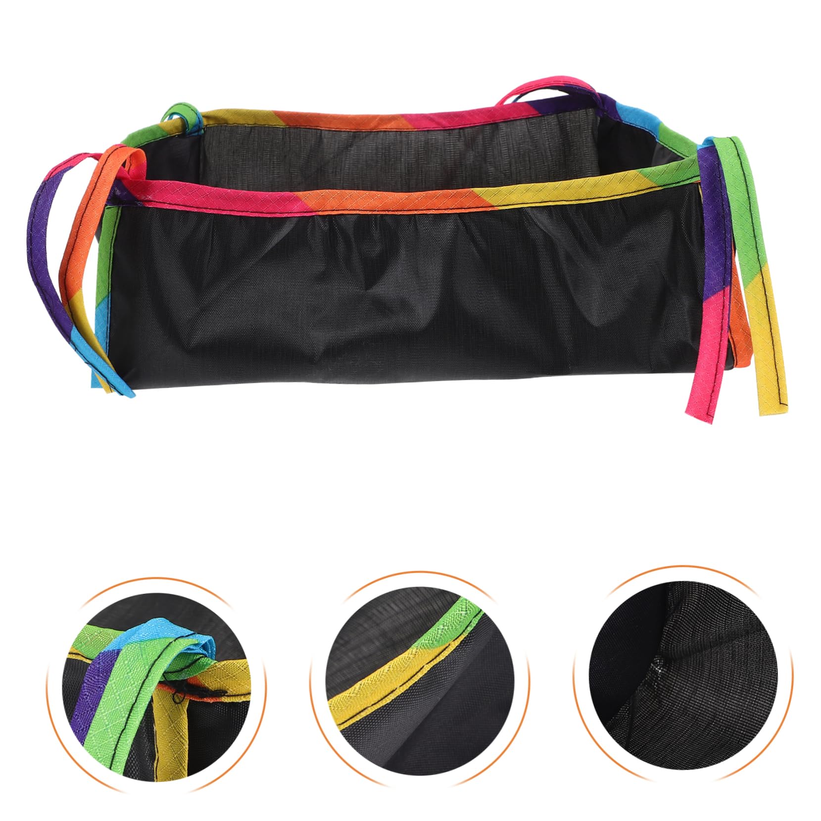 MERRYHAPY Stroller Bottom Storage Bag Organizer Pouch for Stroller Easy Install for Diapers Milk Bottles and Essentials and Safe for Outdoor Use