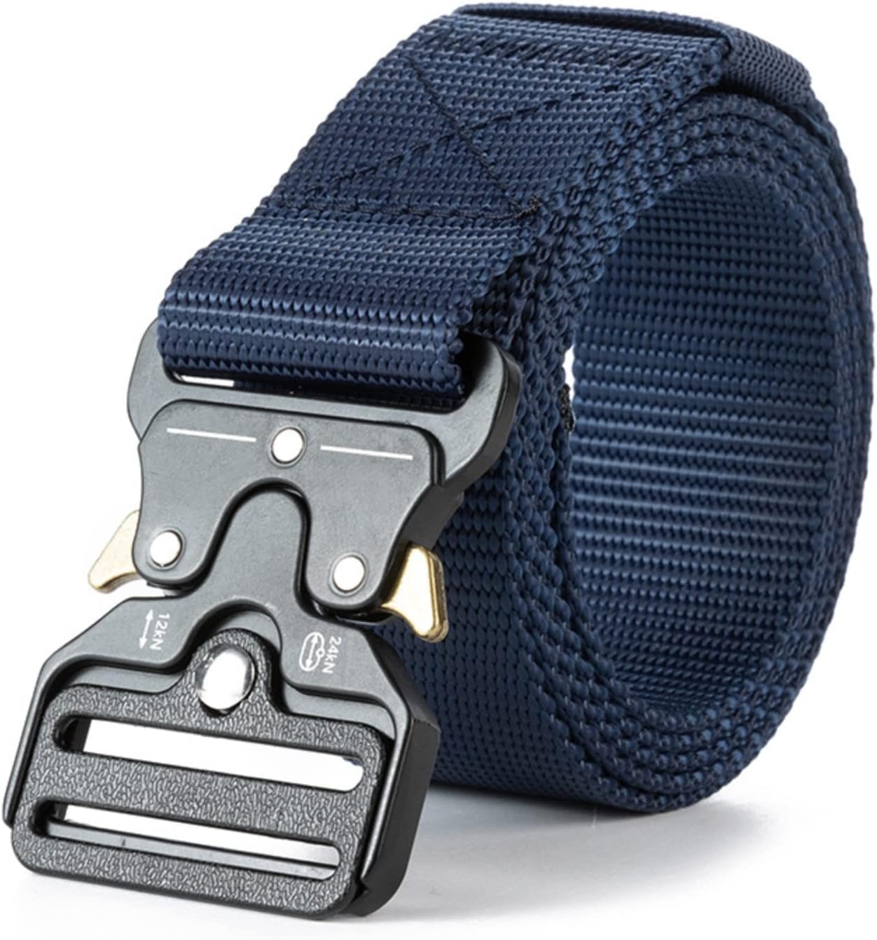 POSICHEMen's Outdoor Sports Nylon Belt Multi-Functional belt Zinc Alloy Buckle Quick-Release Buckle 840D Density Adjustable Length Comfortable Wear Lightweight & Portable Easy Clean 125cm
