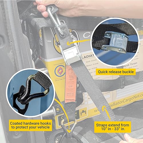 Miniatura 3 de Red Gladiator Cargo Red para carga para camionetas Negro