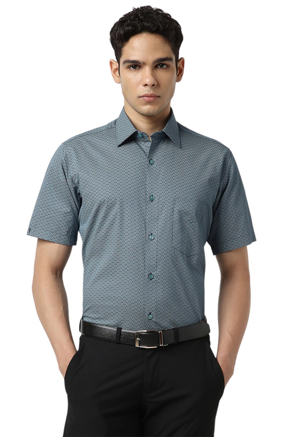 Men's Solid Regular Fit Shirt-image-29