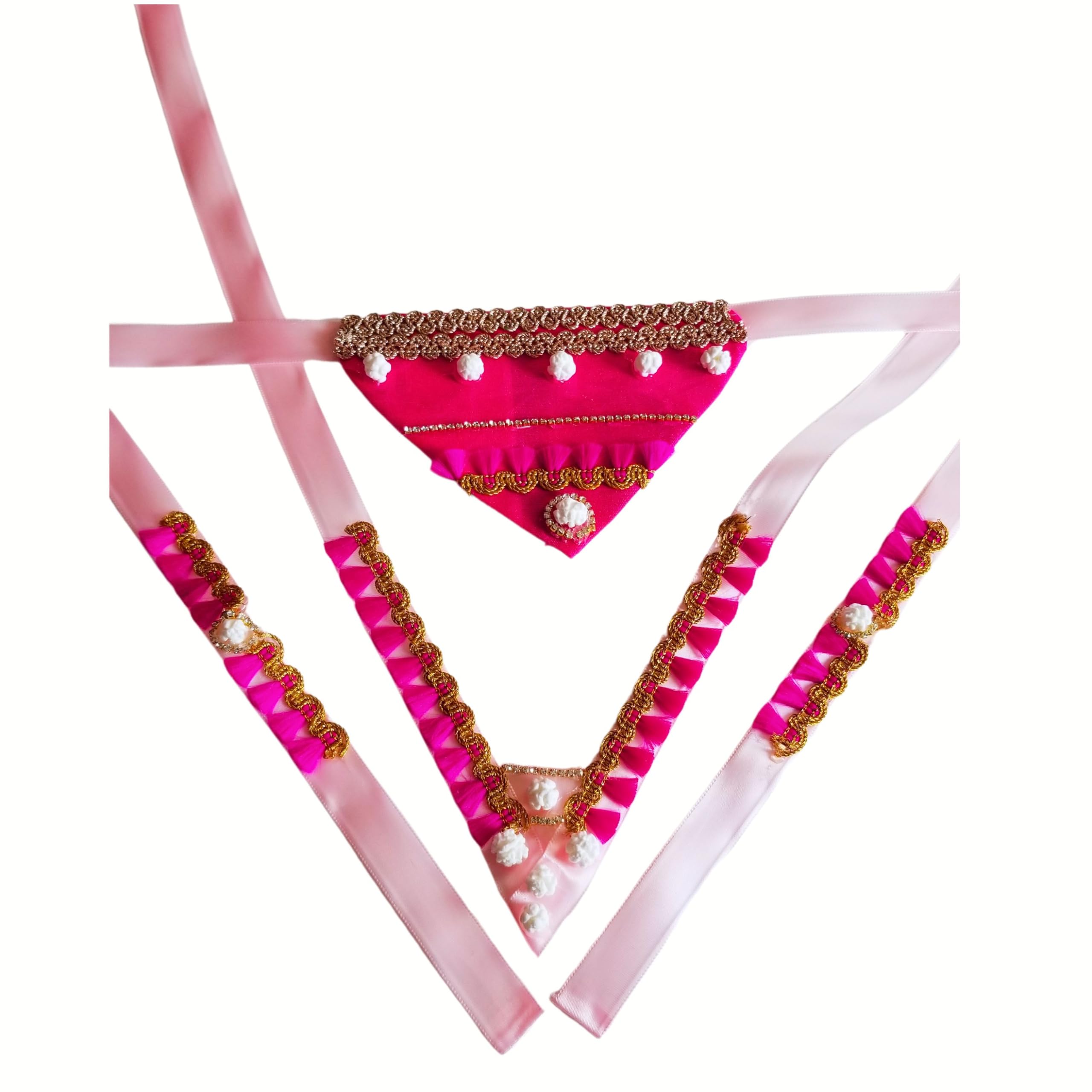 Makar Sankrant Halwyache Dagine, Boranhan, Loot Jewelry Set. Necklace, Bracelets And Crown. For 1-3 Year Old Girl