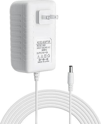 Cable de alimentación para columpio de bebé de 6 pies, enchufe eléctrico de columpio de bebé de 5 V para Fisher Price SwingIngenuity SwingGraco