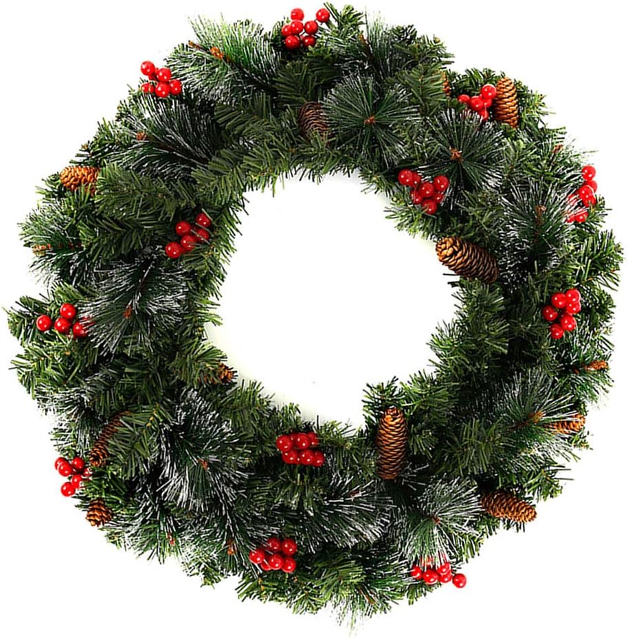 ghirlanda di Natale per la porta d'ingresso