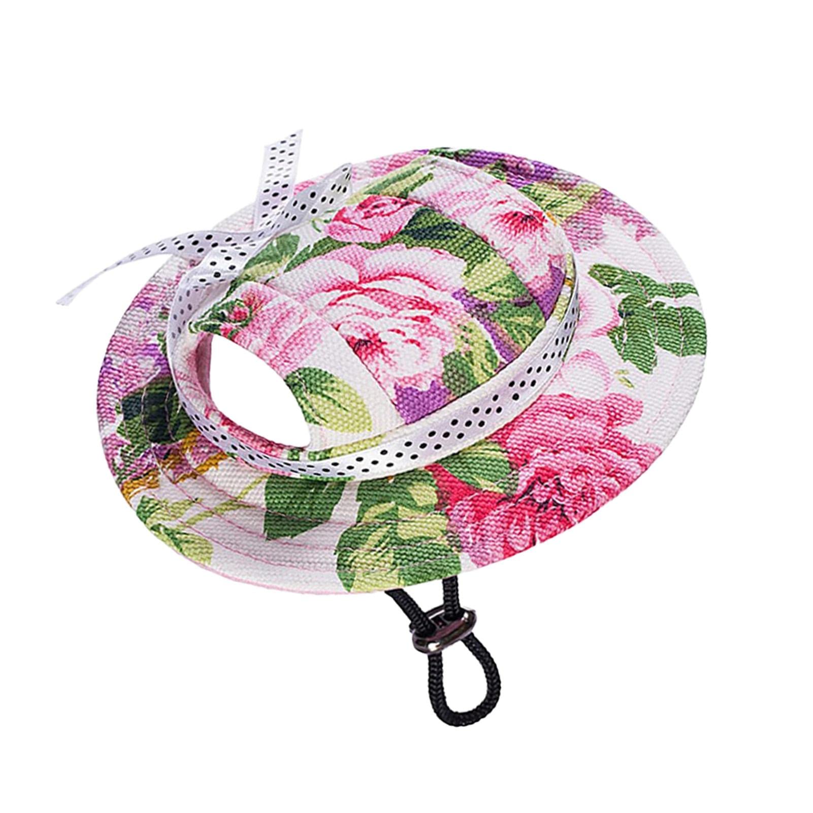 Hundehut Mit Breiter Krempe - Leichter Sonnenschutz Für Kleine Hunde Bei Outdoor-Abenteuern