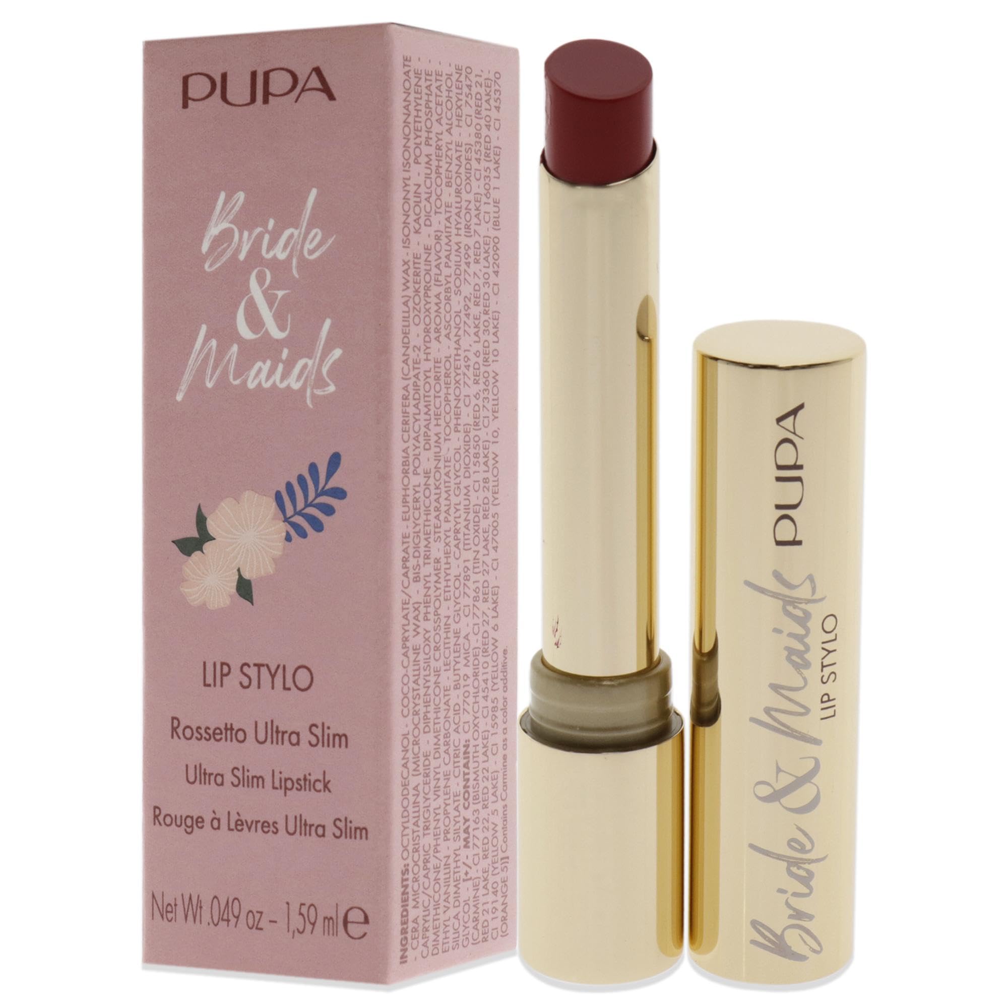 Pupa Milano Bride and Maids Lip Stylo Ultra Slim Lipstick - 004 True Love for Women 0.049 oz Lipstick - Image 4