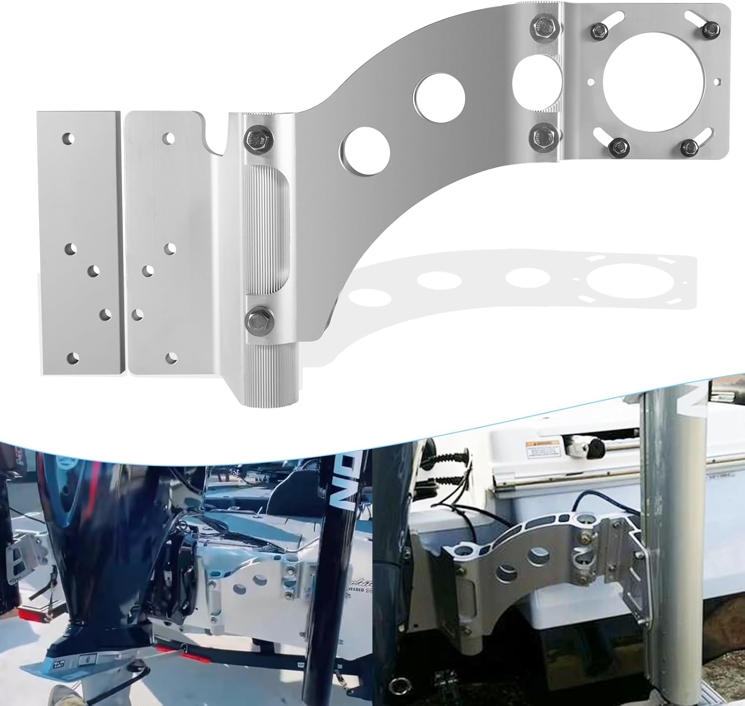 Sunluway for Minn Kota 1810303 Talon Sandwich Adapter Bracket for Starboard, Talon Mounting Bracket, Talon Shallow-Water Anchor Adapter Bracket for Starboard Side Talon Mount Bracket